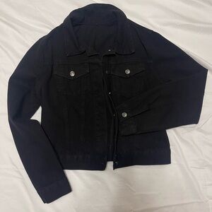 Classic Black Denim Jacket